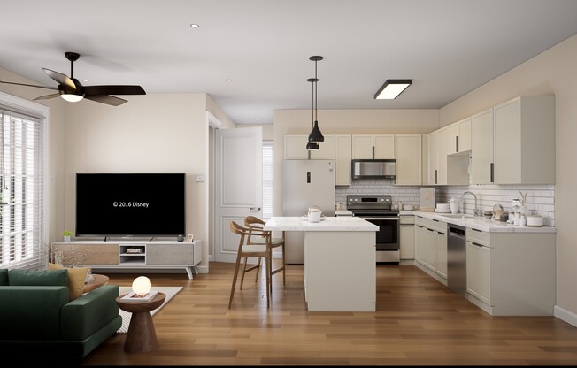 2 beds, 1 bath, 733 sqft, $1,700