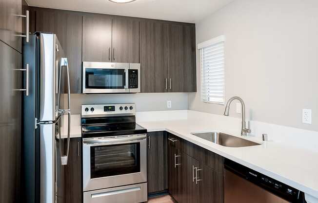 1 Bedroom Unit Kitchen at Central Park, La Mesa