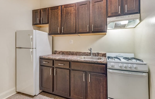 Fully Furnished Kitchen at Highview and Castle Manor, Washington, DC, 20009