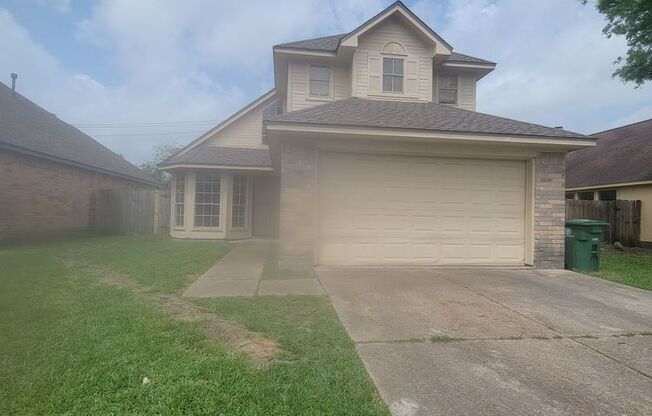 3 bedroom, 2 story Missouri City Rental Home