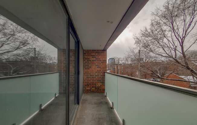 Large balcony