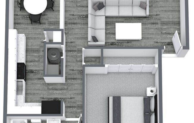 1 bed, 1 bath, 643 sqft, $879, Unit JC4521B