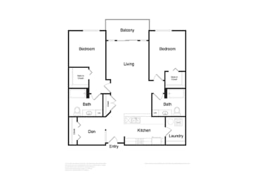 2 beds, 2 baths, 1,141 sqft, $3,113