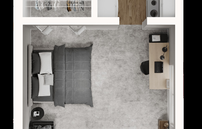 Studio, 1 bath, 400 sqft, $895