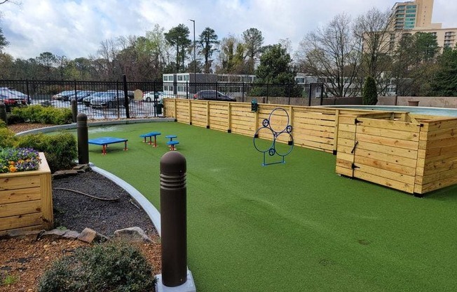 Dog Park at Atler at Brookhaven, Georgia, 30319