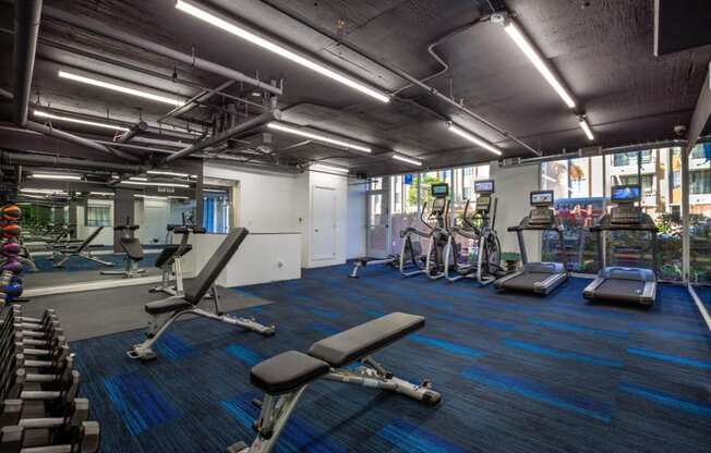 Two Level Fitness Center at Waterstone at Metro, California