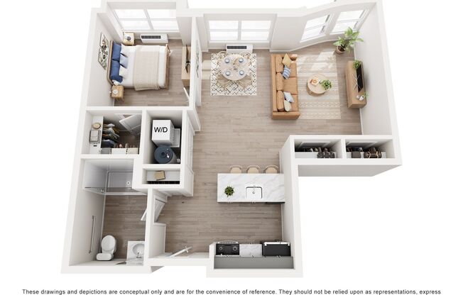 1 bed, 1 bath, 811 sqft, $2,295, Unit 214