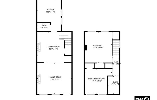 2 beds, 1.5 baths, 1,400 sqft, $2,100, Unit 1505 Habersham Street