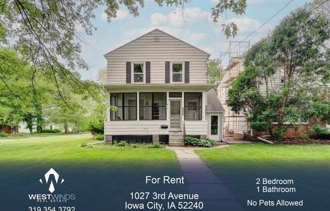 $1,200 | 2 Bedroom, 1 Bathroom 1st Floor Apartment | No Pets | Available for an Immediate Move In!