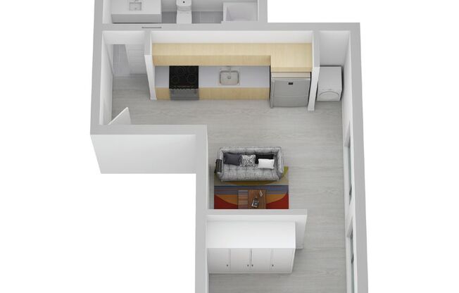 1 bed, 1 bath, 462 sqft, $1,115, Unit 2530-410