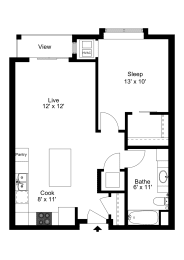 1 bed, 1 bath, 762 sqft, $1,575