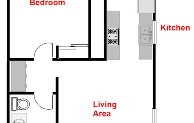 1 bed, 1 bath, 432 sqft, $2,395, Unit 1633