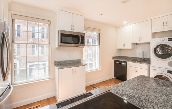 Available Now! Modern Row House in the Heart of Foggy Bottom with 1 Car Garage!