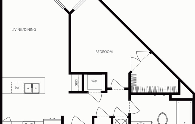 1 bed, 1 bath, 620 sqft, $1,815, Unit 2202