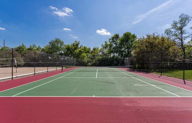 Tennis and Sand Volleyball Courts at Autumn Woods Apartments, Miamisburg, OH, 45342