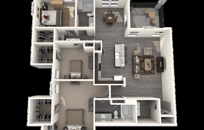 3 beds, 2 baths, 1,594 sqft, $1,999