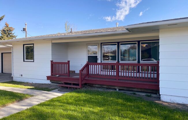 3 bed 1 bath single story home