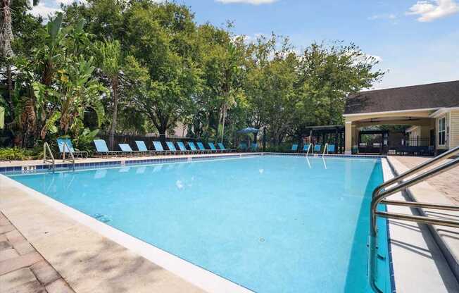 Outdoor Pool with Sundeck