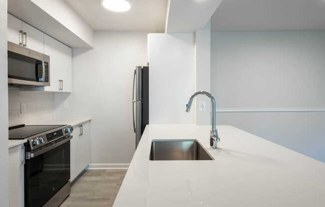 Kitchen with Stainless Steel Appliances