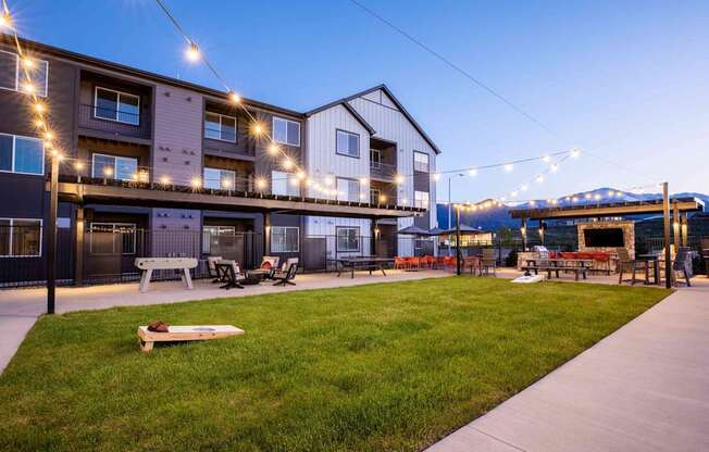 Outdoor Patio with Games in Colorado Springs