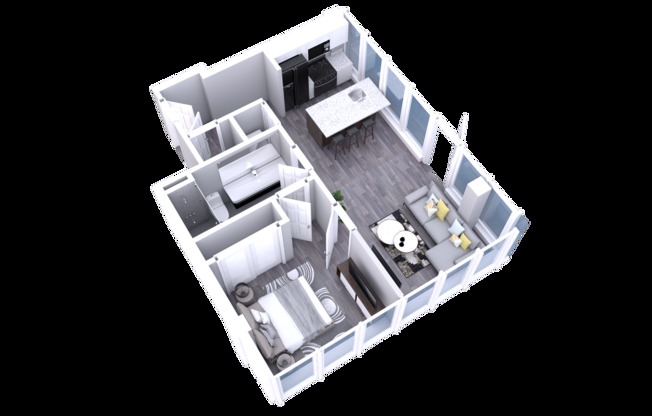 1 bed, 1 bath, 503 sqft, $1,614, Unit 503