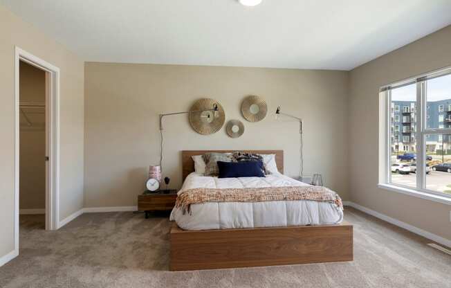 Bedroom at The Liberty Townhomes in Golden Valley, 55427