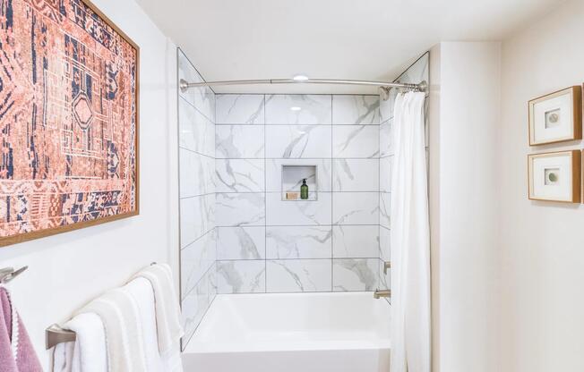 Soak in serenity with spa-like soaking tubs in every bathroom.