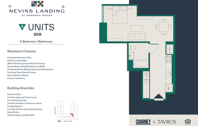 Studio, 1 bath, $4,000, Unit 808