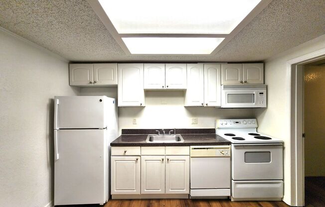All-New Flooring; Quiet Semi-Private Corner Unit; Water/Sewer INCLUDED in rent!