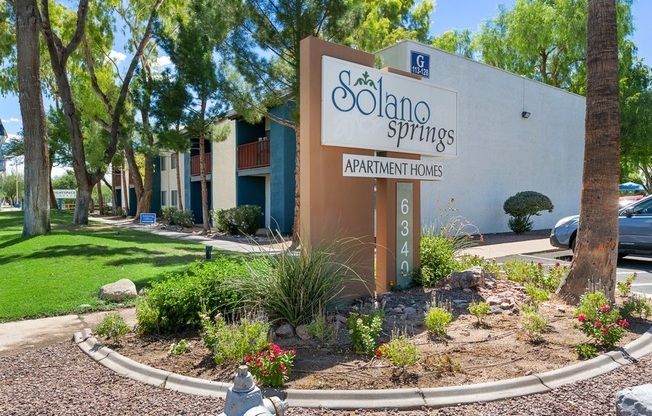 Property entrance sign