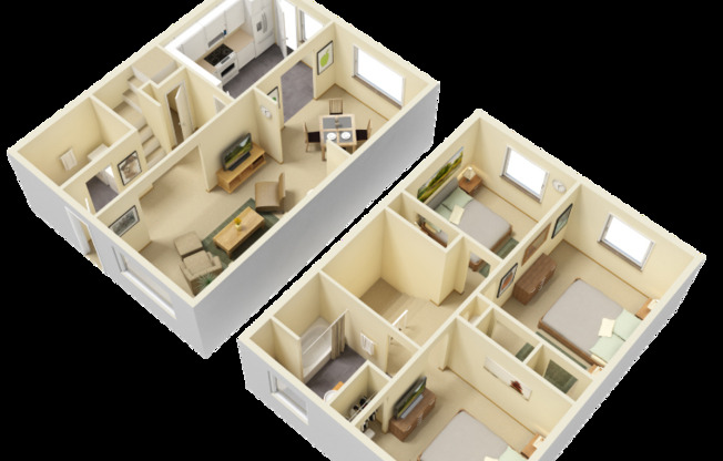 3 beds, 1.5 baths, 800 sqft, $3,715