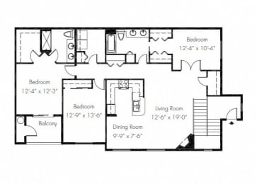 3 beds, 2 baths, 1,510 sqft, $2,732