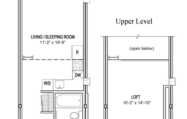Studio, 1 bath, 484 sqft, $1,550, Unit 706