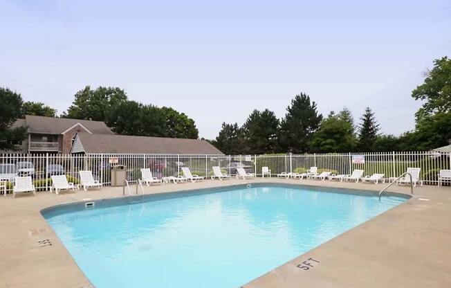 Large pool and sundeck at Bexley Village, Greenwood