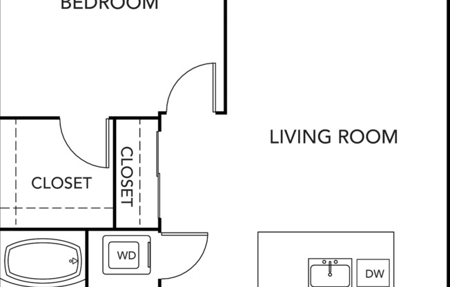 1 bed, 1 bath, 729 sqft, $1,870, Unit 814