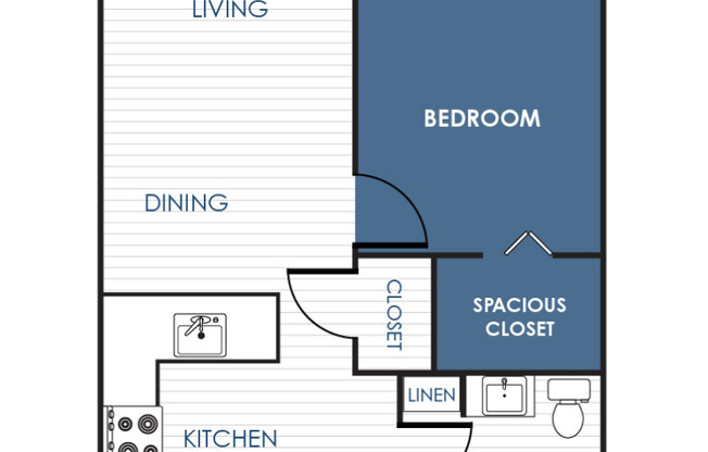 1 bed, 1 bath, 706 sqft, $1,625