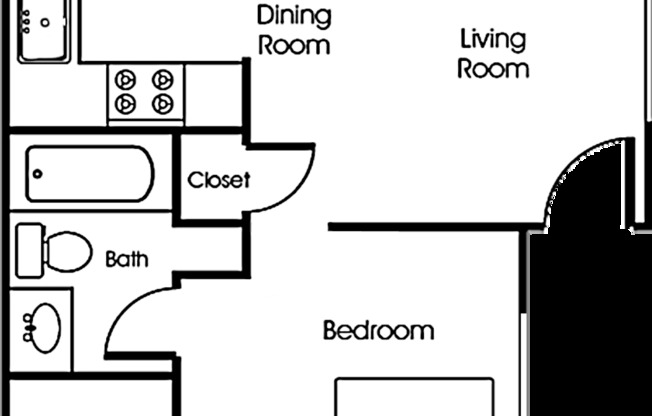 1 bed, 1 bath, 468 sqft, $830, Unit 149