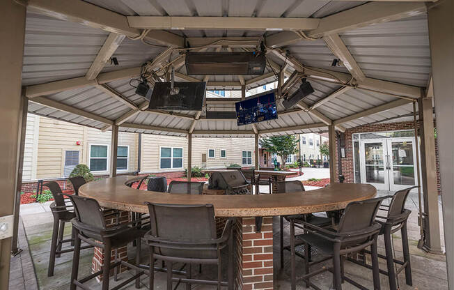 Outdoor Kitchen with Grilling Area