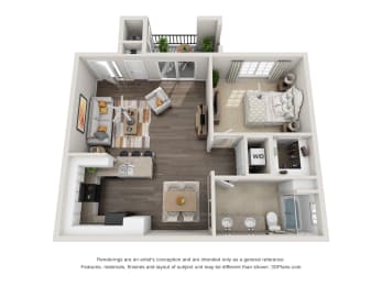 1 bed, 1 bath, 824 sqft, $1,770
