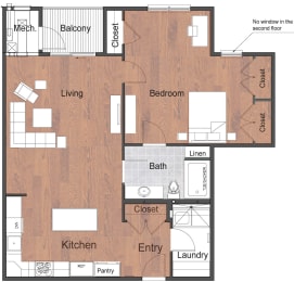 1 bed, 1 bath, 1,030 sqft, $2,638