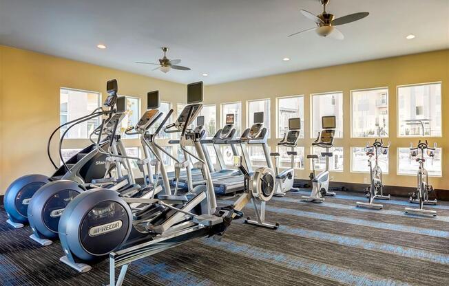 the apartments at masse corner 205 fitness room