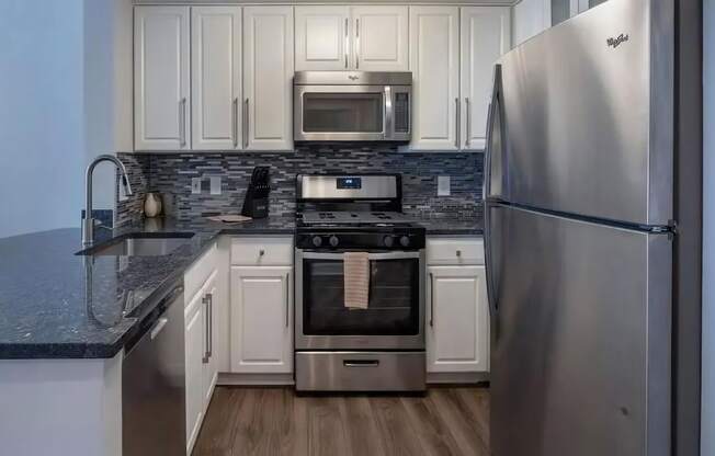 Kitchen with Stainless Steel Appliances