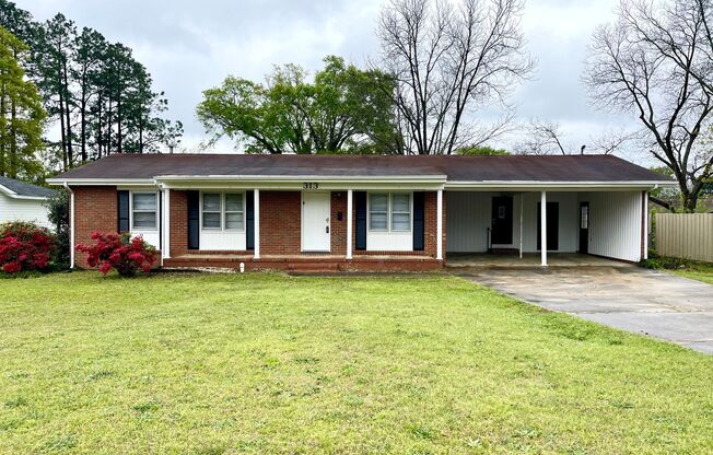 Welcome to this charming 4 bedroom, 2 bathroom home in Warner Robins, GA.