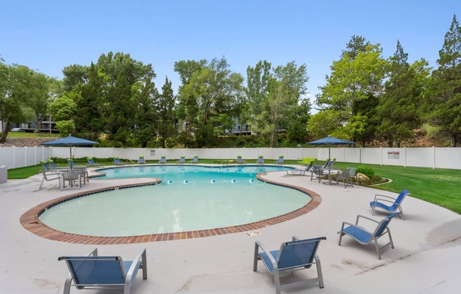 Swimming Pool With Relaxing Sundecks at Cliffs at Canyon Ridge, Ogden, UT, 84401