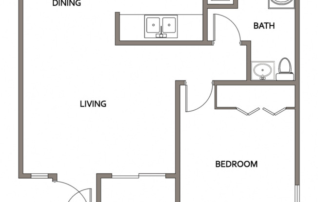 1 bed, 1 bath, 713 sqft, $1,310