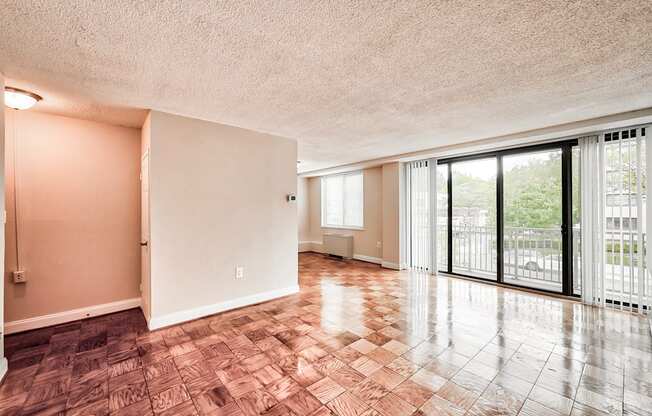 Unfurnished Living Area at The Brittany, Washington