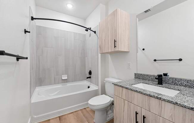 B2 Bathroom at Whispering Pines in Euless, TX