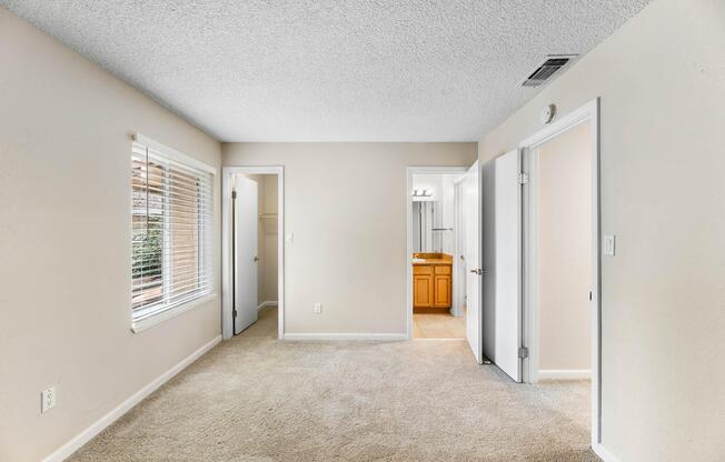a door in a room
