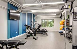 24 Hour Fitness Center with Techno Gym Machines