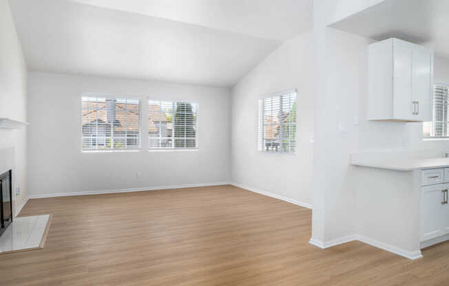 Living Room with Hard Surface Flooring